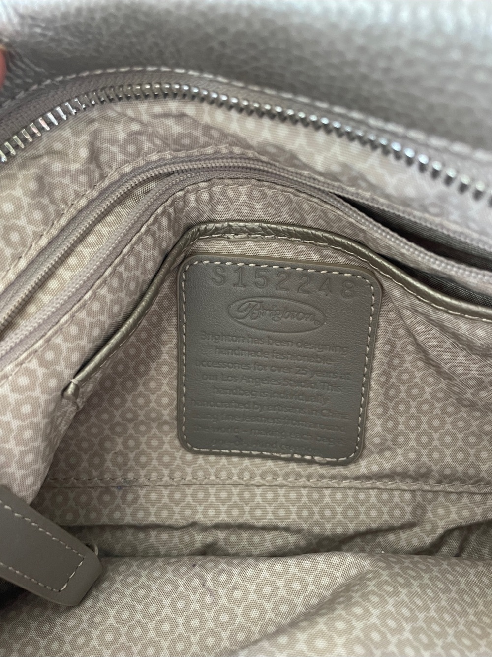 Brighton Jagger Crossbody Bag organizer in Taupe - No tags, but unused condition - Picture 7 of 9